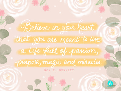 Hand Lettered Motivational Quotes: Because we all need encouragement and inspiration